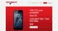Desktop Screenshot of libertywireless.com